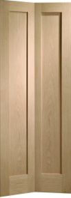 Pattern 10 Oak Internal Bi Folding Door